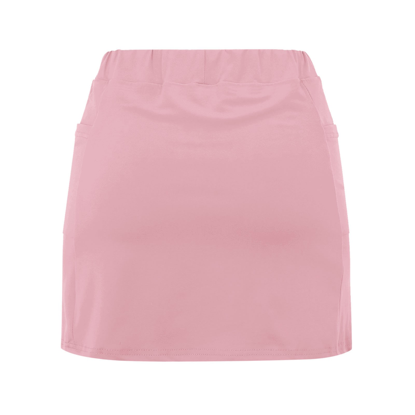 thumbnail image 5 of Falda deportiva para mujer con pantalones cortos interiores: falda pantalón de tenis de cintura alta para correr/yoga, poliéster transpirable, tallas S-XXXXXL., 5 of 6